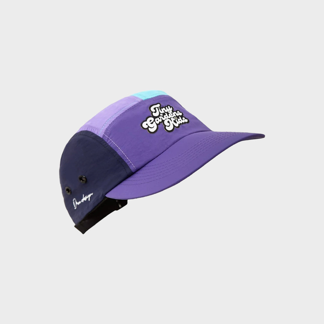 "Tiny Gardens Kids” by DRX superlight stretch hats - Purple