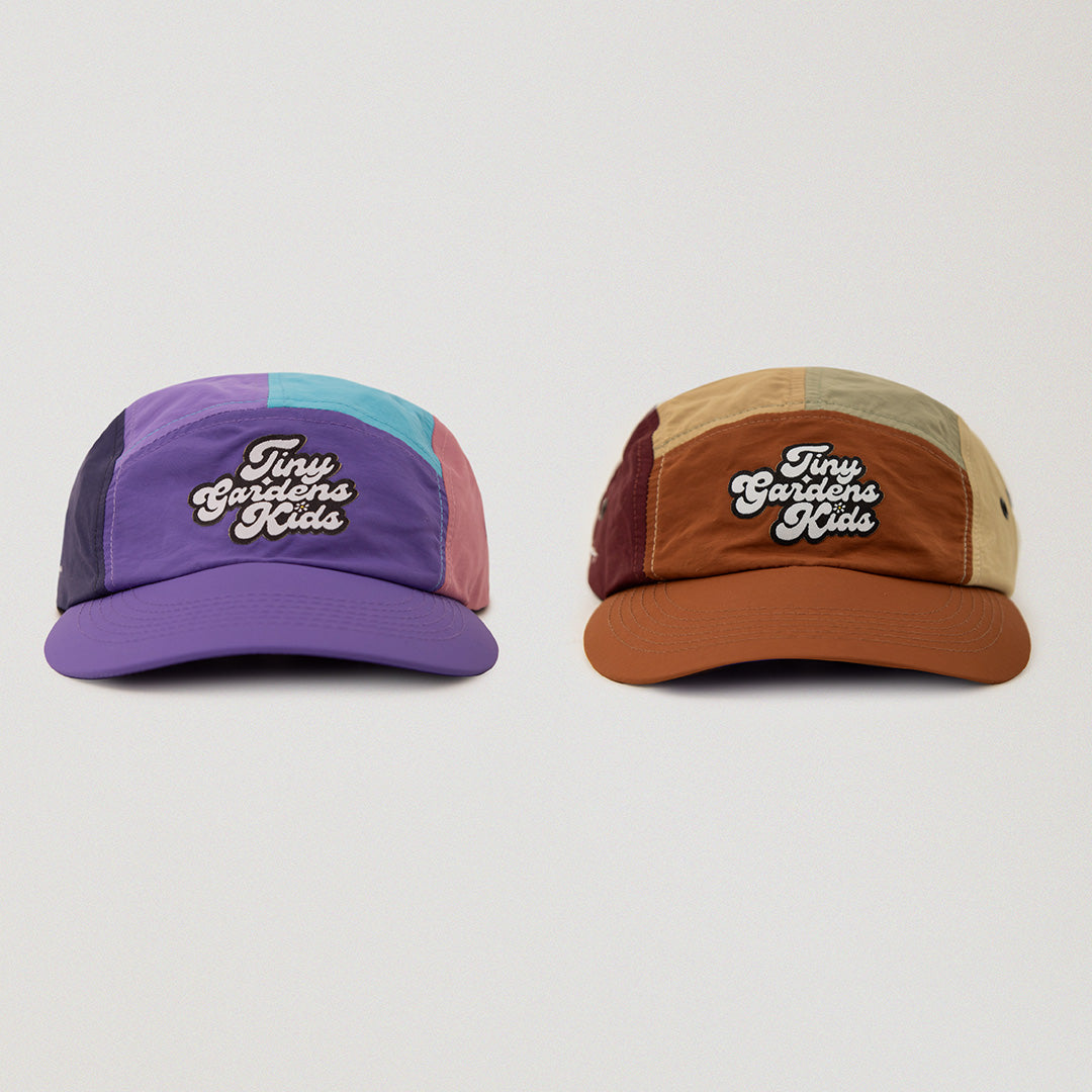 "Tiny Gardens Kids” by DRX superlight stretch hats - Orange