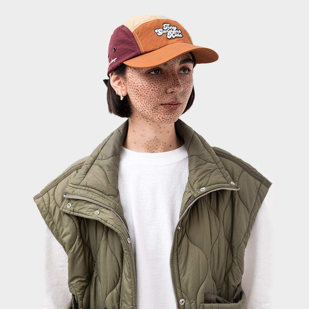 "Tiny Gardens Kids” by DRX superlight stretch hats - Orange